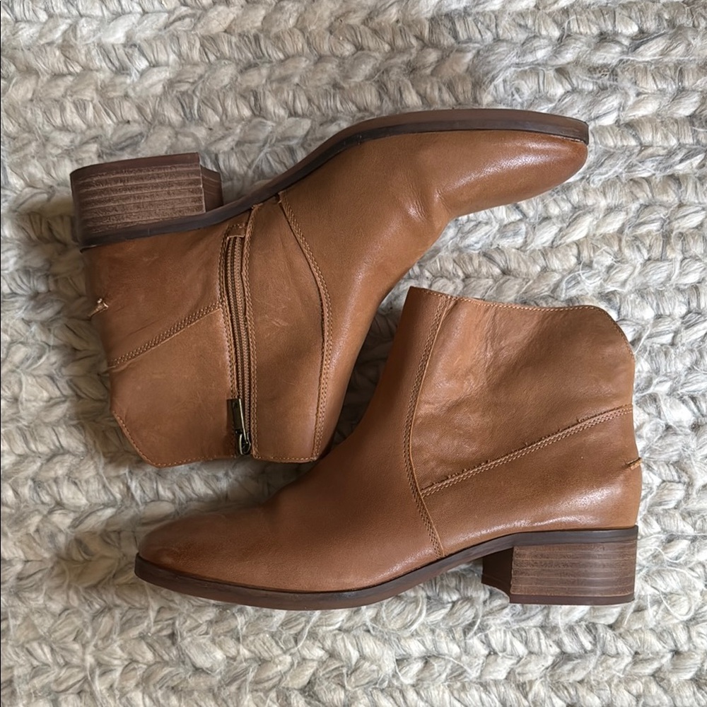 Lucky Brand Tan Leather Boots